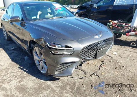 2022 Genesis G70 3.3T Awd из США, поврежденный, VIN KMTG54TE2NU102528